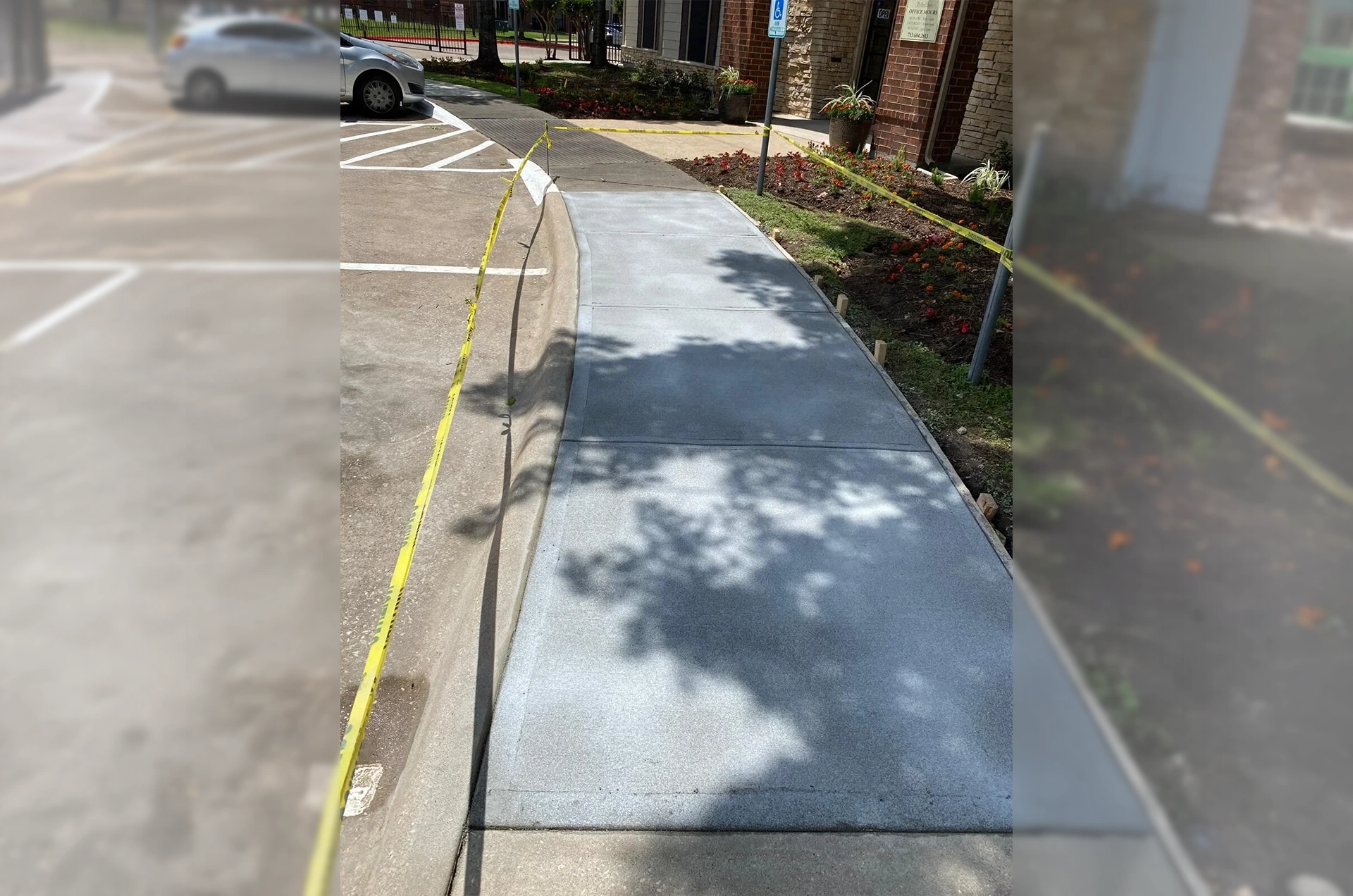 Sidewalk Segment Before Rehabilitation